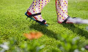 Herc rentals lawn aerators are designed to give your lawn some fresh air and the water and nutrients its roots need to flourish. How To Use Lawn Aerator Shoes Obsessed Lawn