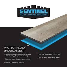 Most of today's luxury vinyl tiles are fully waterproof, which means you won't have to put a damp screen to prevent moisture as a part of the underlay. Sentinel Protect Plus Underlayment Flooring Luxury Vinyl Plank Underlayment