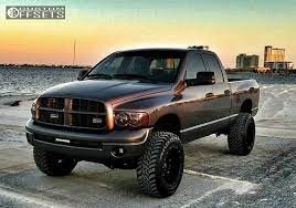 Wheel Offset 2004 Dodge Ram 1500 Super Aggressive 3 5 Suspension Lift 6 Custom Rims 2004 Dodge Ram 1500 Dodge Ram Dodge Trucks