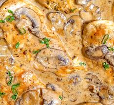 Creamy Mushroom Parmesan Chicken Lite Cravings Ww Recipes Recipe Stuffed Mushrooms Ww Recipes Creamy Mushrooms