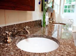 With its clean, sleek finish and simple silhouette, this countertop brings depth and dimension to your vanity in one durable product. Granite Vanity Tops Hgtv