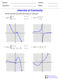 Math explained in easy language, plus puzzles, games, quizzes, worksheets and a forum. Calculus Worksheets Limits And Continuity Worksheets