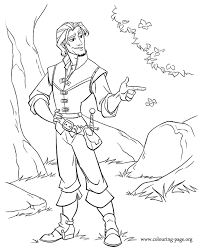 Tangled Flynn Ryder Coloring Page Tangled Coloring Pages Rapunzel Coloring Pages Princess Coloring Pages