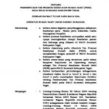Tentang statute rumah sakit santosa; Sk Direktur Tntg Tim Pkrs Nl2p922z5708