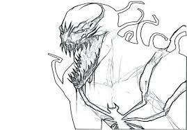 Venom and carnage coloring pages bold idea agent venom coloring #13751803. Coloring Pages For Kids Venom Drawing With Crayons