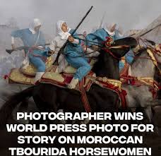 Photographer wins World Press Photo for Story of Moroccan Tbourida Horsewomen