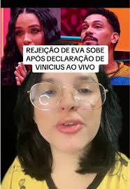 Vinicius aproveita AO VIVO pra dar uma surr4 na Eva e REJEIÇÃO dela sobe  nas enquetes😱 #entretenimiento #fofoca #funny #f #polemica #bbb25  #greenscreen