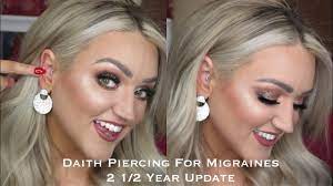 Daith Piercing For Migraines 2 1 2 Year Update Youtube