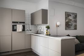 En una cocina no es necesaria demasiada decoración, los muebles, y utensilios rellenan prácticamente todo el espacio, por este mismo motivo tener en cuenta de qué color son y cómo. Pequena Cocina Abierta De Color Topo Blog Tienda Decoracion Estilo Nordico