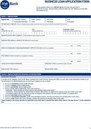 This is a document that comes from financial. Business Loan Application Form Pdf Free Download