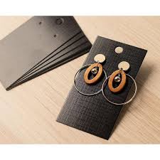 100 pcs/pack earring display cards,kraft paper cards,personalized custom card,jewelry display hang tag card. Juvale Designed For Modern Living