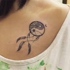 Yin Yang Dreamcatcher Tattoo Feather Tattoos Dream Catcher Tattoo Design Hip Tattoo