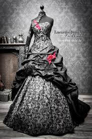 Victorian Gothic Bridal Dresses Steampunk Hochzeitskleid Schwarzes Brautkleid Brautmode