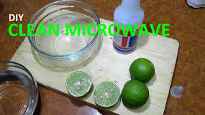 Steam your microwave with lemon juice or vinegar. Removing Odors From The Microwave Naturally Youtube