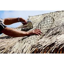 Backyard X Scapes 35 In H X 60 Ft L Mexican Palm Thatch Runner 511 60xl The Home Depot In 2020 Mexican Palm Lawn Edging Thatch