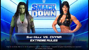 Can WWE Champion Chyna Defeat Marvel Champions She Hulk WWE 2K22 - YouTube