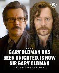 Sir Gary Oldman was knighted by King Charles
