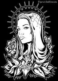 Coloring page of beautiful malvina with what do you see in this coloring book? Bad Girl Color