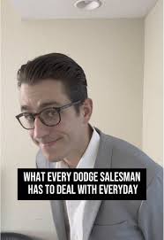 Like A Blind Man at A Dodge Dealership Caption