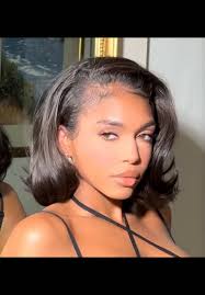 My client came to me and asked for a shorter cut but one where we can go  shorter over time. The Lori Harvey Bob was her inspo… how did I do?! 👀😅  #Haircut #Hairtok #loriharvey #bob #silkpress #trim ...