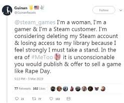 Users of social media app tiktok are warning the public of an alleged plot to make april 24 a national day for carrying out sexual assault and rape. Rape Day Game Pulled By Steam Platform After Outcry Bbc News