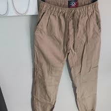 Size 10 12 Boys Tan Joggers