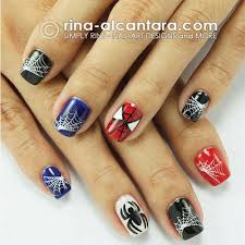 Spider Man Nail Art Designs Ideas Trends 2019 Spider Man Nails Fabulous Nail Art Designs Freehand flower nail design ideas: