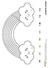 Dessin hugo l escargot gratuit a imprimer of dessin a colorier halloween. Coloriage Magique Cp Un Arc En Ciel