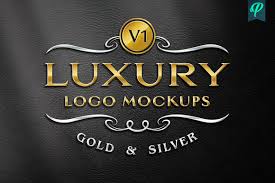 Luxury Logo Mockup Gold And Silver Luxury Logo Logo Mockup Logo Mockups Psd