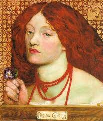 Paintings Reproductions Regina Cordium, 1860 by Dante Gabriele Rossetti  (1828-1882, United Kingdom)