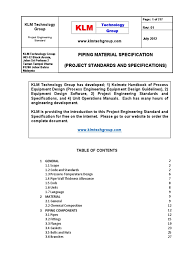 1, jalan sri perkasa 2/22, taman tampoi utama, 81200 džohor baru, džohoras, malaizija adresas. Project Standards And Specifications Piping Materials Rev01web Pipe Fluid Conveyance Galvanization