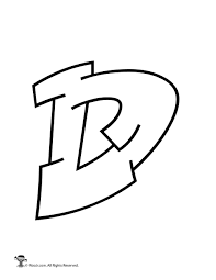 Graffiti Capital Letter D Woo Jr Kids Activities Graffiti Lettering Graffiti Alphabet Graffiti Alphabet Styles