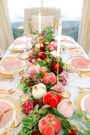Elegant Pink And Gold Thanksgiving Table Randi Garrett Design Gold Thanksgiving Table Thanksgiving Table Settings Elegant Thanksgiving Table Settings