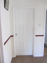 Dark Wood Door Painted White The After Have 9 Doors To Paint First Two I Used A Cheap Undercoat With Crown Wooden Doors Wood Door Paint Old Wooden Doors