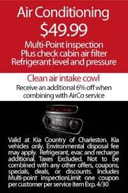 Kia Service Parts Specials Charleston Kia Dealer In Charleston Sc New And Used Kia Dealership Summerville Mount Pleasant Goose Kia Auto Service Clean Air
