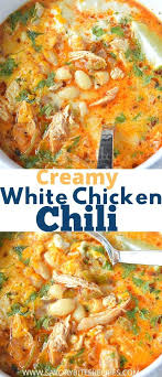 The 30 Minute Best Creamy White Bean Chicken Chili Recipe In 2020 Creamy Chicken Chili White Chili Chicken Recipe Creamy White Chicken Chili