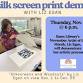 Essex Library: Silkscreen Demonstration with Liz Egan event image