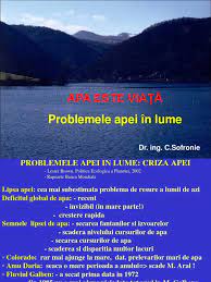 Problema, apei, in, lume, raymond, furon. Curs 2 Problemele Apei In Lume