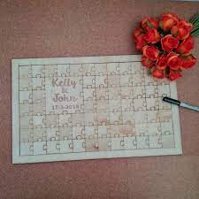 Free shipping on $35+ · order drive up · order pickup Jigsaw Puzzle Wedding Guest Book Bridal Bling