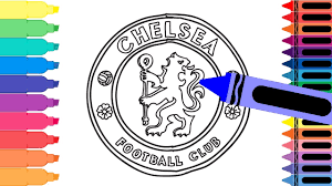 Start a design contest like this. How To Draw Chelsea F C Badge Drawing The Chelsea Logo Coloring Pages For Kids Youtube