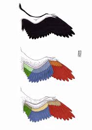 The folded wing posture, used by almost every bird when at rest, is dominated by flexor muscles acting to flex the joints of the wing. Restore Open Dinowings By Smnt2000 On Deviantart