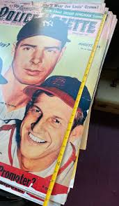 The National Police Gazette Vintage Magazine Posters (multiple Covers)  Featuring Baseball (dimaggio), Boxing (lamotta), and Esther Williams!