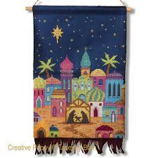 This classic persian tapestry is perfect for bohemian room decor, and this piece will make a bold statement in any room! Tapestry Barn Bethlehem Cross Stitch Pattern
