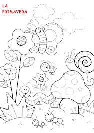 Primavera Para Colorear Para Ninos Az Dibujos Para Colorear