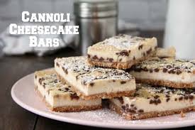 Cannoli Cheesecake Bars Easy Italian Cheesecake Recipe With Mascarpone Ricotta Orange And Mascarpone Recipes Italian Desserts Easy Ricotta Recipes Dessert