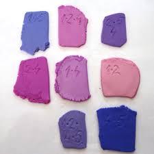 Shape Shade And Color Polymer Clay Purple And Pink Color