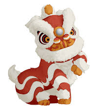 The Seventh Lion Chinese Lion Dance Dancing Drawings Cartoon Lion