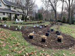 Our stone yard in haledon, nj specializes in decorative gravel and concrete pavers, perfect for headquartered in northern new jersey, our core delivery area for stone from our stone yards is. Front Yard Permaculture Landscape W Garden Terraces Natural Stone Masonry Darien Ct Green Jay Landscaping