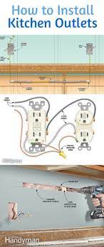 In this video tutorial, i will show you how to wire an electrical outlet and how to wire the. How To Install Electrical Outlets In The Kitchen Installing Electrical Outlet Electrical Wiring Home Electrical Wiring