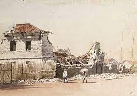 Manila trench as well as for the 1863 manila bay earthquake. Charles W Andrews The Government Tobacco Warehouses After The 1863 Earthquake Manila Philippines 1863 Mutualart